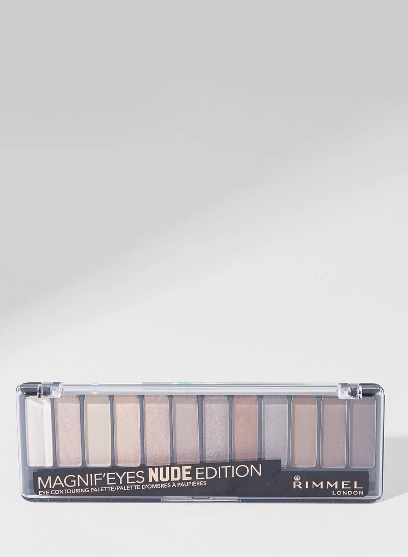 RIMMEL LONDON Magnif'Eyes Eye Contouring Palette- 001 Nude Edition