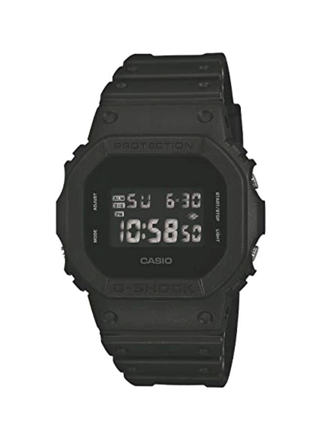 كاسيو ساعة رقمية ضد الماء طراز DW-5600BB-1ER رجال - Image 1