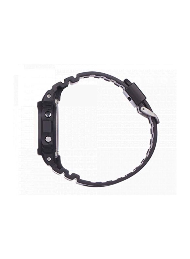 كاسيو ساعة رقمية ضد الماء طراز DW-5600BB-1ER رجال - Image 3