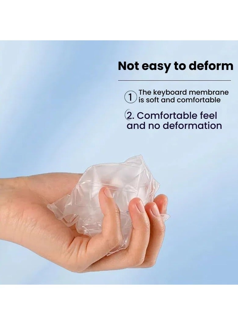 عام أربع قطع غلاف سيليكوني لوحة مفاتيح متوافق مع لابتوب ASUS ROG Flow Z13 (2025) GZ302E مقاس 13.4 بوصة - غطاء واقي من الجلد الصناعي وTPU للوحة مفاتيح الألعاب - Image 3