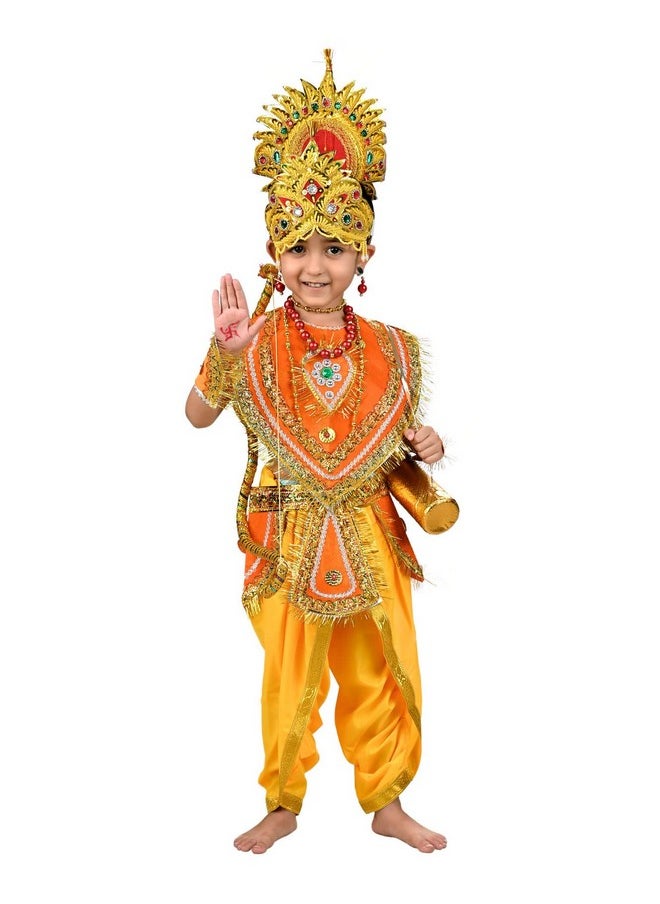 BookMyCostume BookMyCostume Shri Ram Hindu God King Ramlila Mythology Kids & Adults Fancy Dress Costume 8-10 years  - Image 1