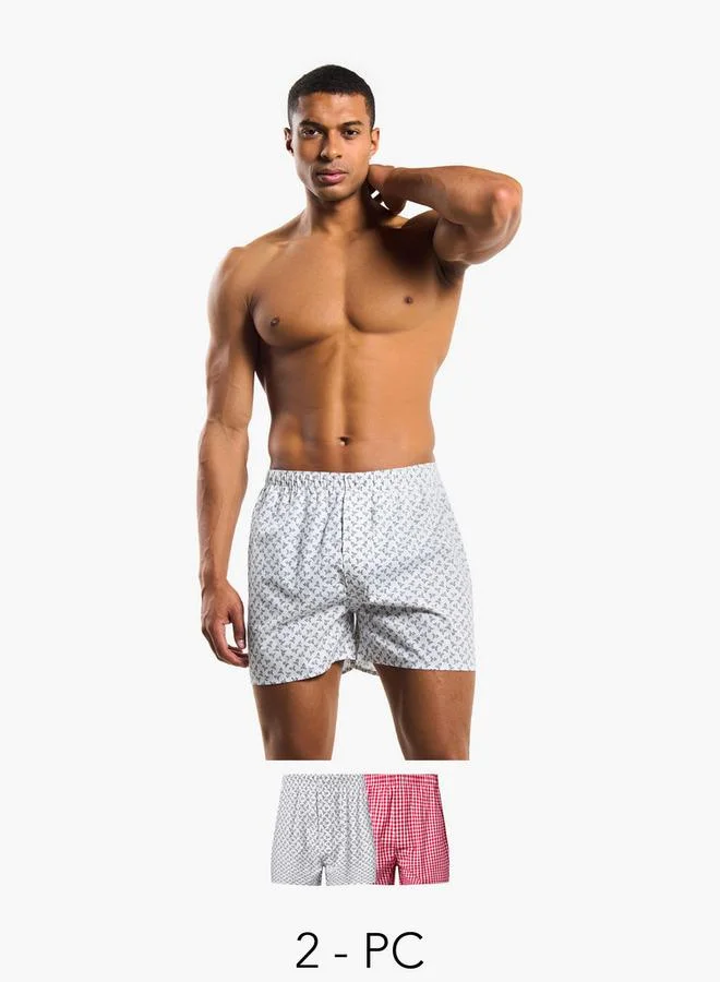 Splash FAV Men Printed Cotton Boxers   Pack of 2