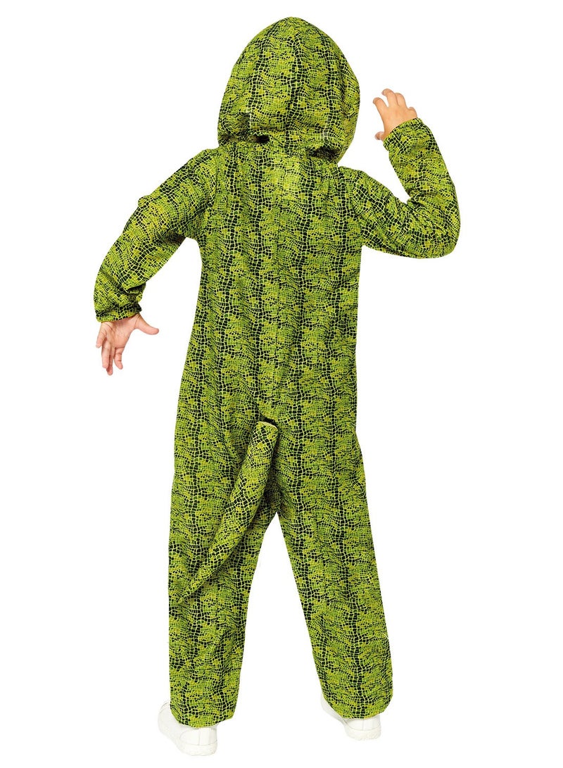 Amscan Child Crocodile Onesie Costume, Animal Dress-Up for School Plays & Parties - Image 3