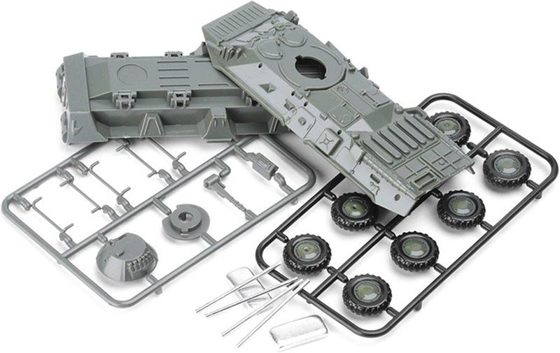 klarako Plastic 4D Model 1:72 Armoured Vehicle Tank Play Micro Landscape Building Model Educational Toy Keepsake - Image 5