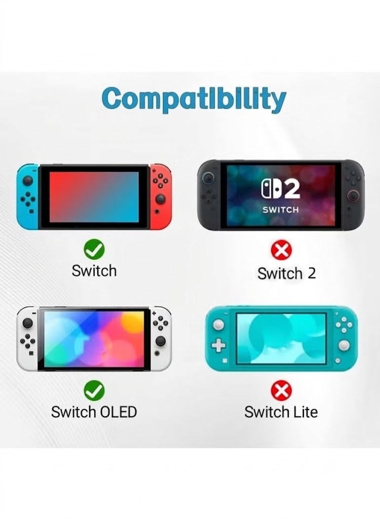 قاعدة توصيل سويتش محمولة مع محول تلفزيون HDMI ومنفذ USB3.0 وشحن PD متوافقة مع Switch OLED وSwitch 2 للسفر والألعاب - Image 3