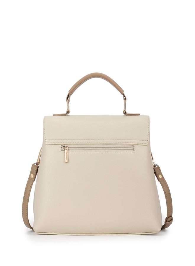 Fastrack Boss Vibe Satchel Bag for Women | Medium Size with Flap Button Lock, Adjustable Sling Belt & Top Handle | Stylish 4.7L Satchel for Everyday Use - Image 5