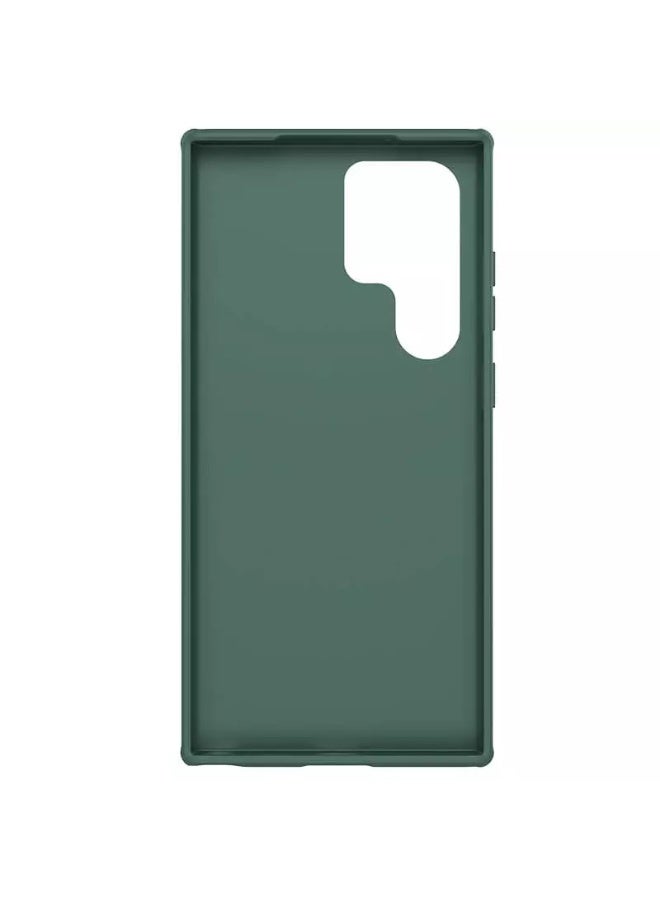 Nillkin Super Frosted Shield Pro Series Cover Case Designed For Samsung Galaxy S23 Ultra - Deep Green - Image 2