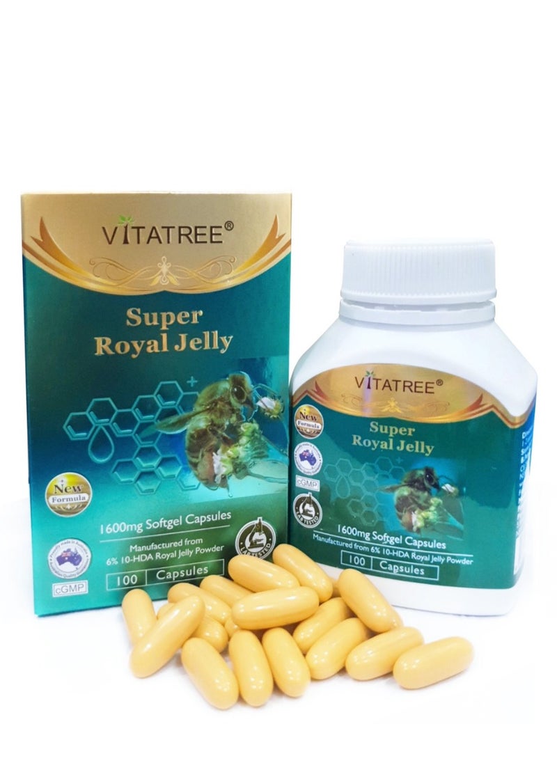 Vitatree Super Royal Jelly 1600mg 100 Capsules - pzsku/Z2E8D1FB52442E2D4C03AZ/45/_/1737613513/21e73e82-217e-4a6c-9988-4f7c7123c04c