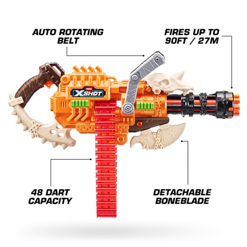 X-Shot XSHOT Insanity HorrorFire Dread Hammer by Zuru with 48 Darts Air Pocket Technology Darts and Dart Storage Outdoor Toy for Boys and Girls Teens and Adults - Image 5
