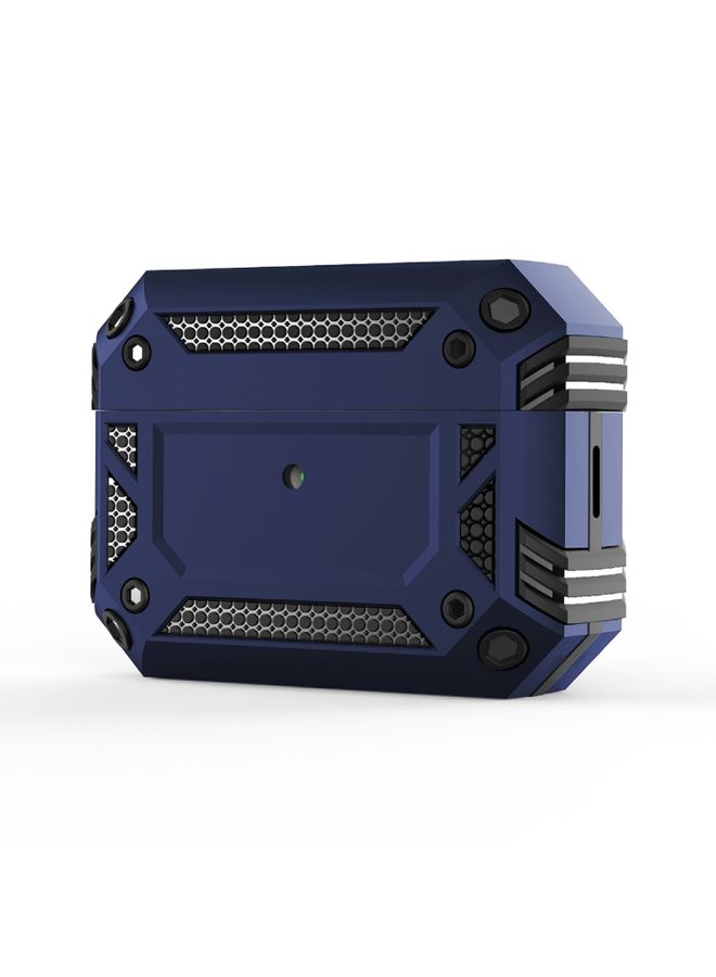 Raxoom Case Cover Armor Four-corner Shockproof Earphone Protective Cover For AirPods Pro 2 Blue