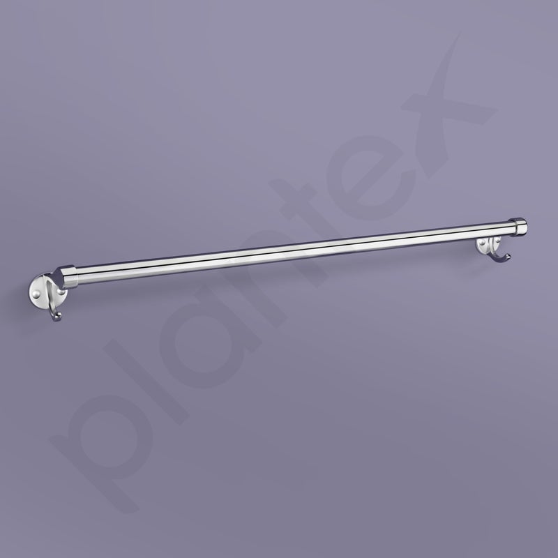 Plantex Stainless Steel Towel Hanger for Bathroom/Towel Rod/Bar/Bathroom Accessories(24 Inch-Chrome) - Image 2