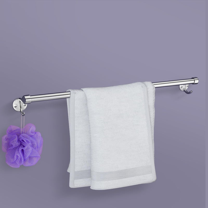 Plantex Stainless Steel Towel Hanger for Bathroom/Towel Rod/Bar/Bathroom Accessories(24 Inch-Chrome) - Image 1