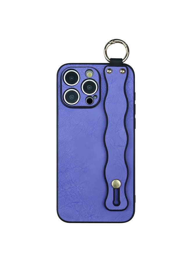 زبون جراب لهاتف iPhone 12 Pro Max مزود بسوار معصم مموج من مادة TPU - Image 1