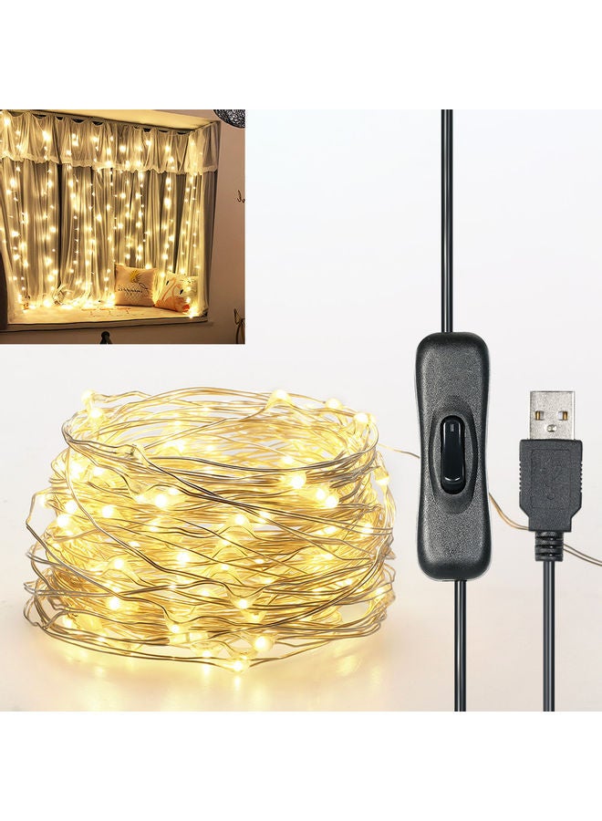 NIBEMINENT 150-LED Waterproof Decorative String Light Clear 590inch - Image 5