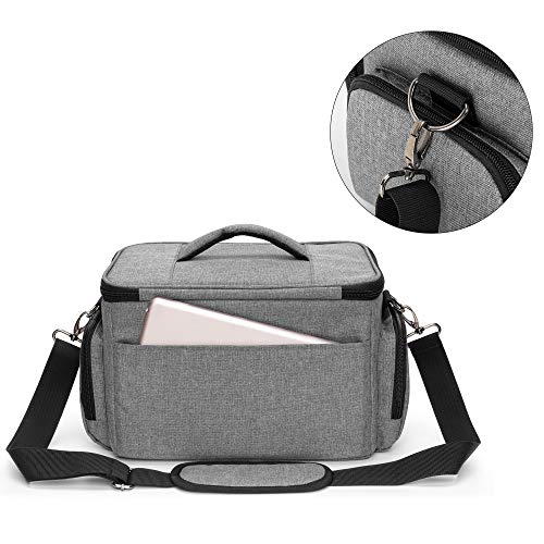 LUXJA Carrying Case Compatible with Cricut Joy and Easy Press Mini, Carrying Bag with Supplies Storage Sections, Gray - Image 5