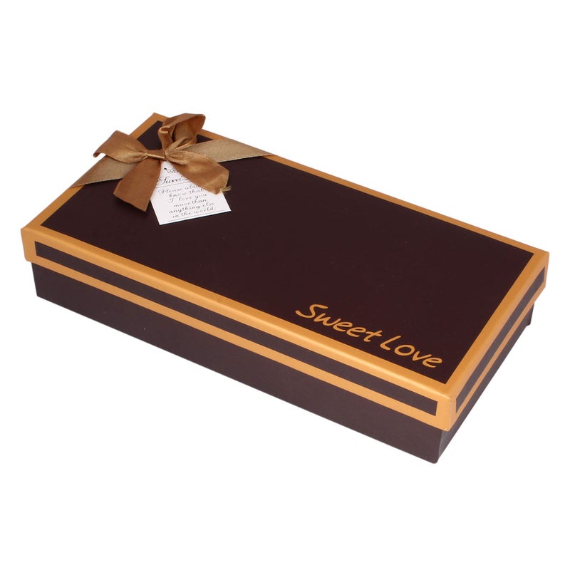 Natali Artificial Rose And Scented Roses Box & Love Scroll Card (Brown, 12 Pieces) - Image 5