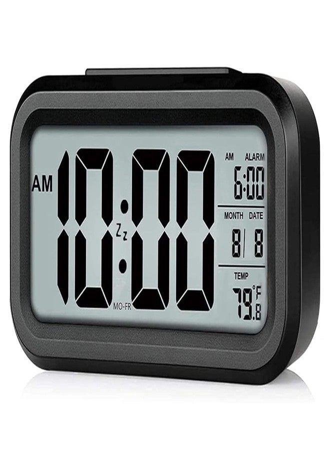 LUUKMONDE Digital Alarm Clock for Heavy Sleepers, Digital Clock Table Clock for Study Table, Students, Office, Corporate | Alarm Clock for Bedroom with Loud Sound, Automatic Sensor,Date & Temperature - Image 1