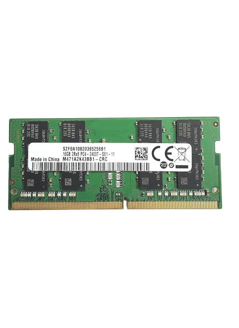 "16GB DDR4 RAM 2400MHz SODIMM 260-Pin CL17 Laptop Memory Module."