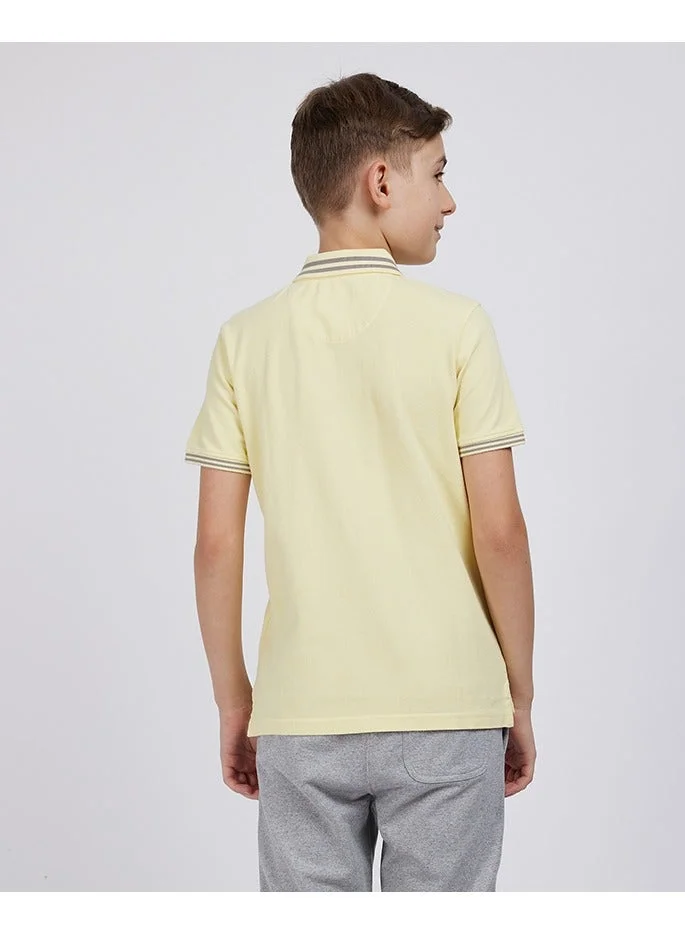 BEVERLY HILLS POLO CLUB  Typographic Print Polo T-shirt for Men | Best Price UAE