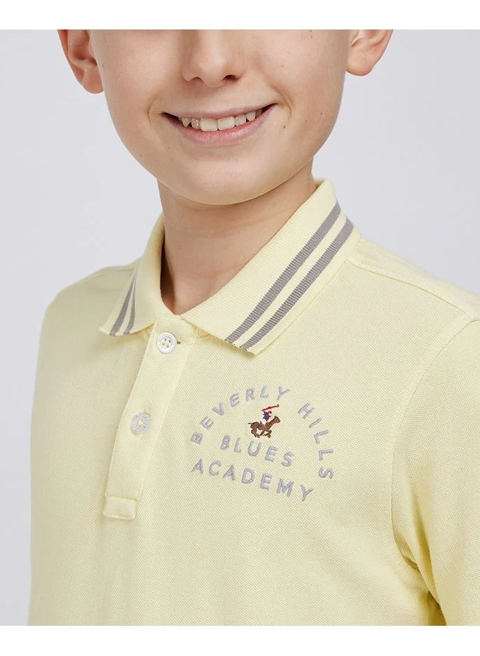 BEVERLY HILLS POLO CLUB  Typographic Print Polo T-shirt for Men | Best Price UAE