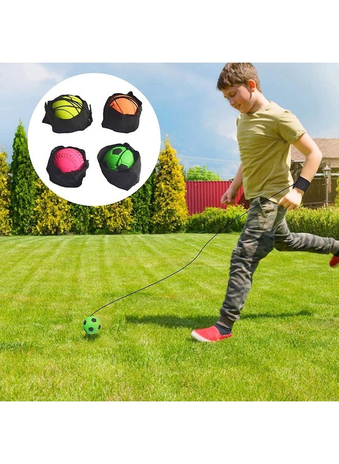Generic - Wrist Band Ball Rubber Rebound Bouncy Return Ball Pack of 2 - Image 1