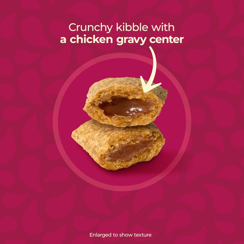 Meow Mix Gravy Bursts Savory Chicken Flavor Mix with Gravy Filled Pieces, Dry Cat Food, 13.5 Pound Bag - Image 4
