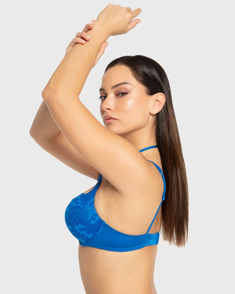 ايسلا اند ايفي Isla & Evie Princess Blue Double Push-Up Plunge Bra
