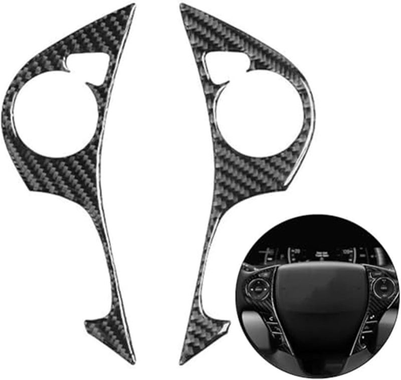 Wivplex Carbon Fiber Steering Wheel Button Cover for Accord 2013-2017 - Image 5