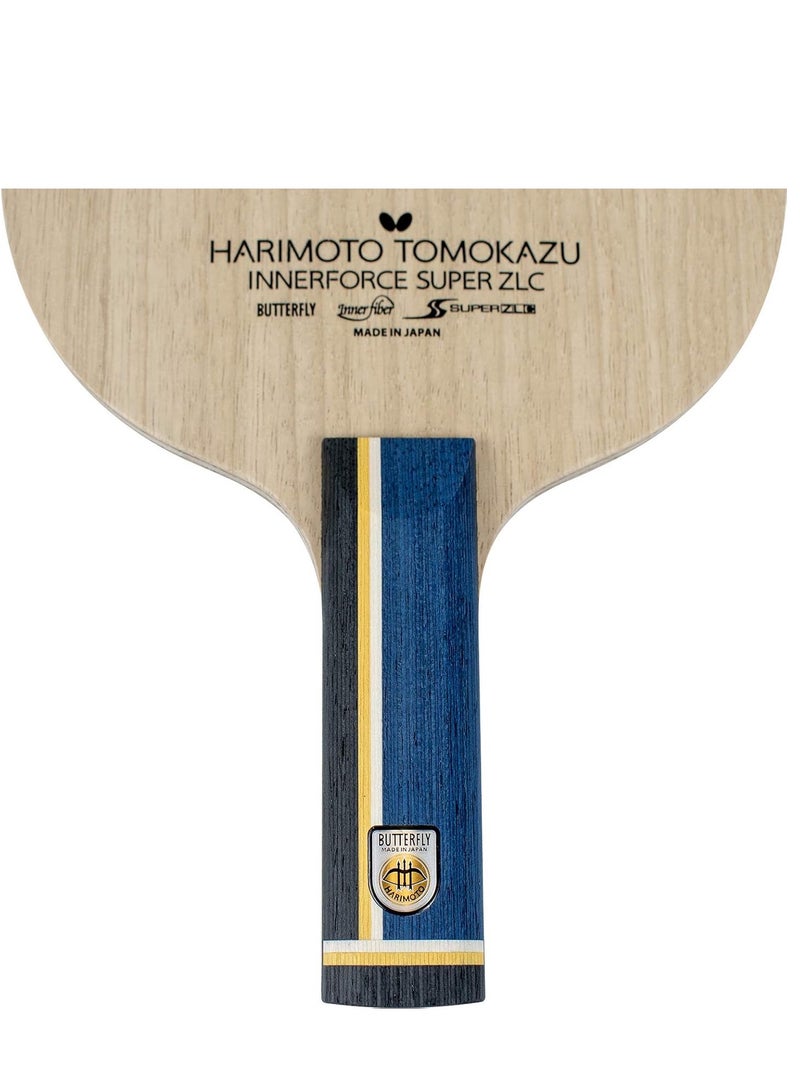 باترفلاي مضرب تنس طاولة Butterfly Harimoto Innerforce Super ZLC احترافي بمقبض ST (مستقيم) صُنع في اليابان - Image 4