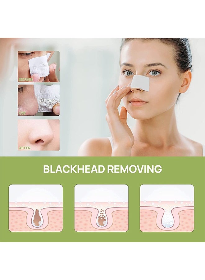 LANBENA - Blackhead Remover Mask, Nose Plants Pore Strips, Pore Cleanser Purifying Peel off Face Mask with 60 PCS Strips, Plants Aloe Blackhead Remover Facial Mask - Image 1