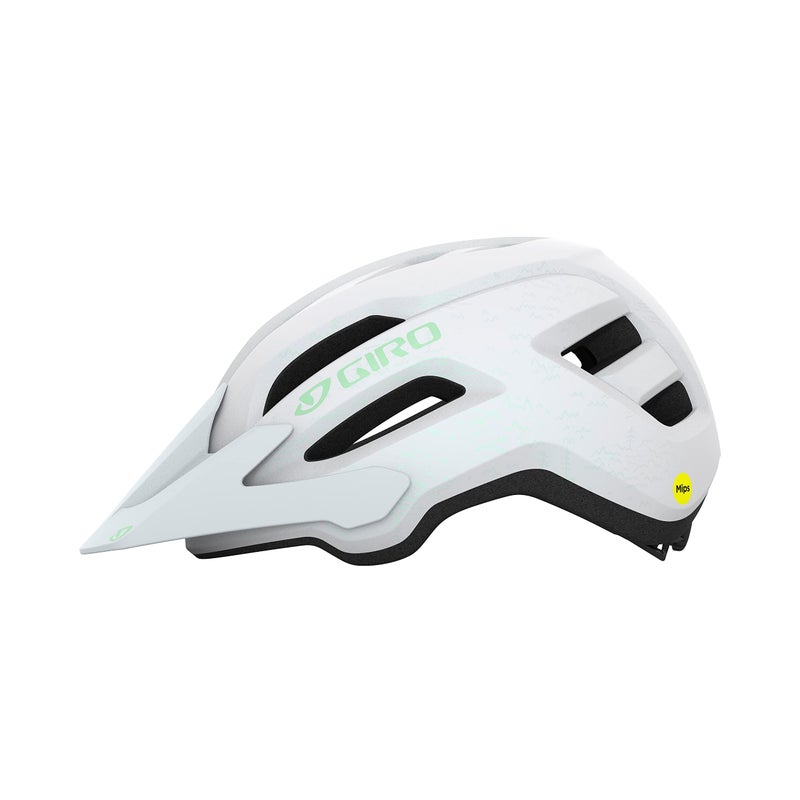Giro Fixture II MIPS Mountain Bike Helmet for Men, Women, Kids, and Adults â€“ Matte White/Green Logo, Universal Women (50-57 cm) - Image 2