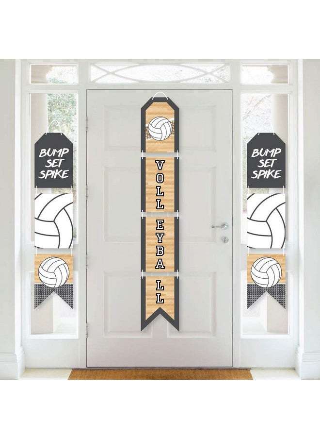 Big Dot of Happiness Big Dot of Happiness Bump, Set, Spike - Volleyball - Hanging Vertical Paper Door Banners - Baby Shower or Birthday Party Wall Decoration Kit - Indoor Door Decor  - Image 1