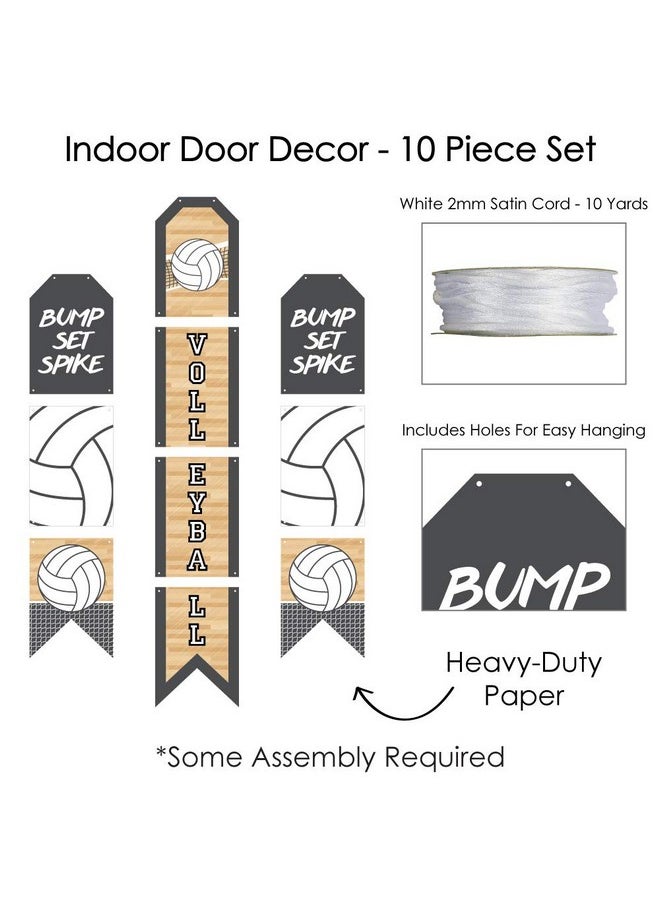 Big Dot of Happiness Big Dot of Happiness Bump, Set, Spike - Volleyball - Hanging Vertical Paper Door Banners - Baby Shower or Birthday Party Wall Decoration Kit - Indoor Door Decor  - Image 4