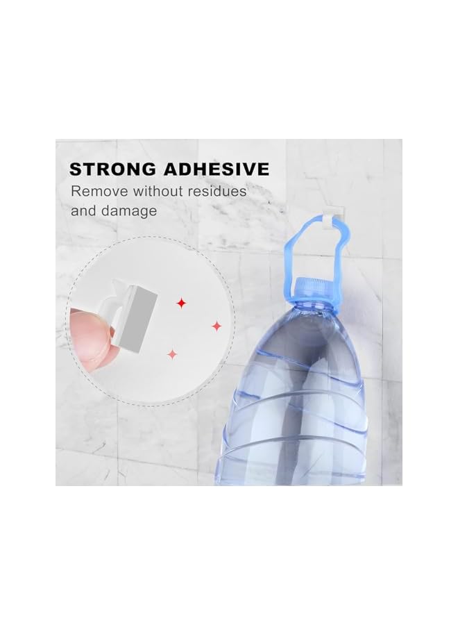 Green Tiger 50 PCS Adhesive Cable Clips (Small, White&Black), Upgraded Wall Wire Holder Cord Organizer for Cable Management Under Desk, Light Clips Hooks for LED, Car Dash Cam, USB Cable - Image 2