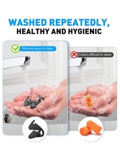 Generic Ear Plugs for Sleeping Noise Cancelling, Super Noise Cancelling for Sleeping, Snoring, Work, Travel, and All Loud Events  - Image 3
