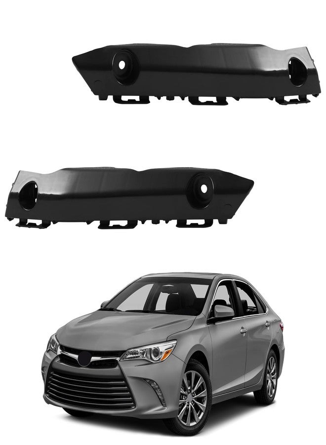BXZ Bumper Bracket for 2015 2016 2017 Toyota Camry Front Left & Right Side Set of 2 - Image 1