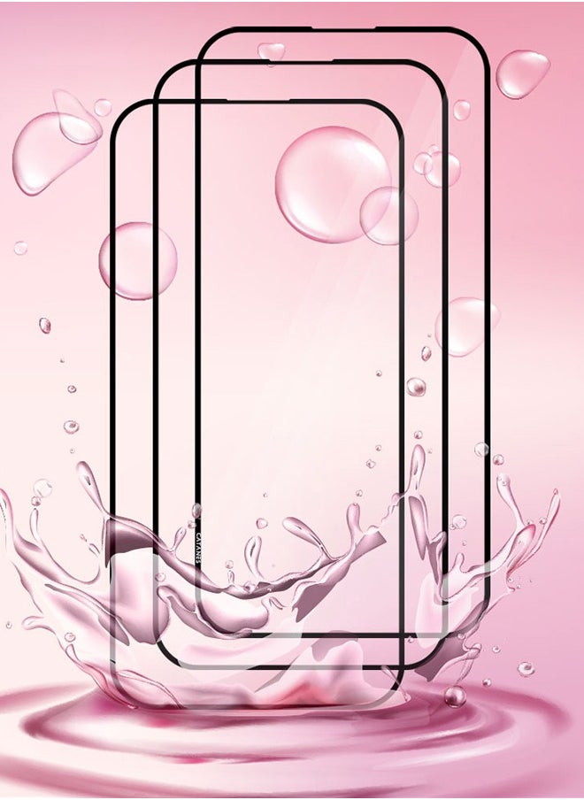 CATANES 3 Pack For iPhone 15 Screen Protector Scratch and Shatter Resistant Anti Bubble HD Clear Glass  - Image 4