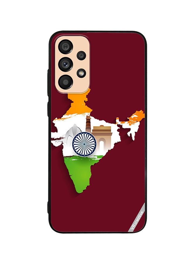 VR CREATIVE Protective Case Cover For Samsung Galaxy A72 India Map Design Multicolour - Image 1
