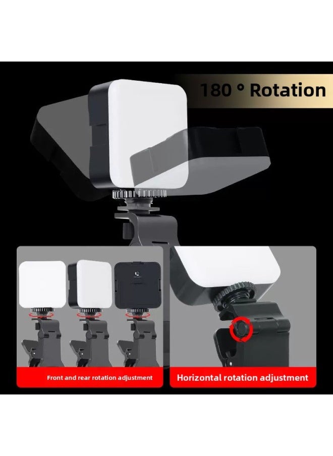 Qx-F18 Flap Pocket Pants Fill Light Mini Mobile Phone Portable Rgb Photo And Video Beauty Led Selfie Fill Light-Specification:Qx-f1 Monochrome Pocket Light