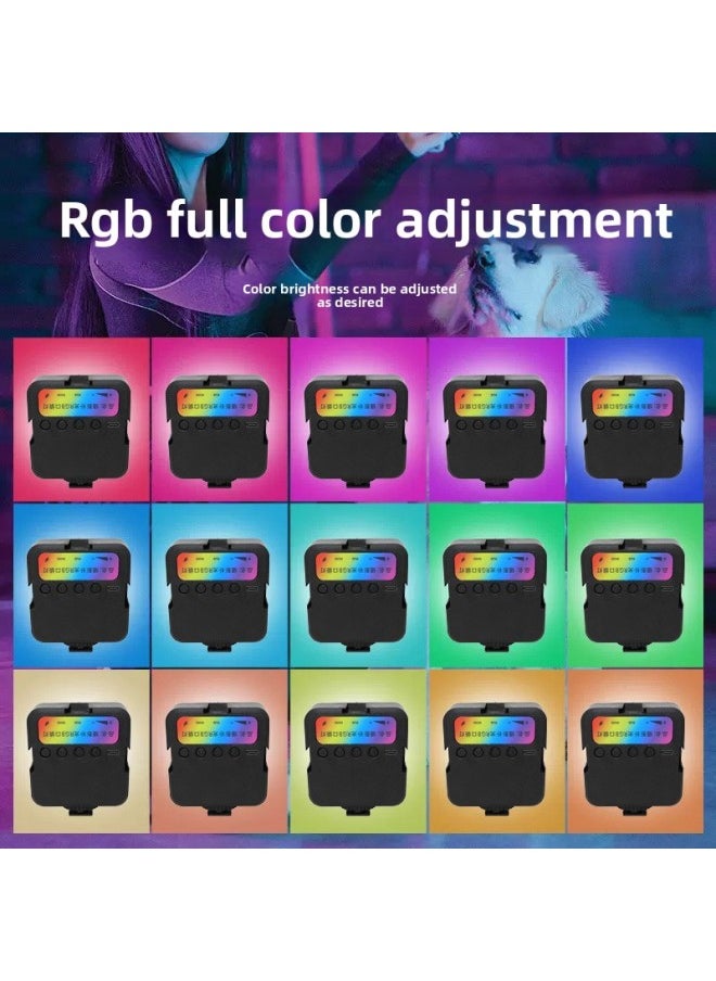 Qx-F18 Flap Pocket Pants Fill Light Mini Mobile Phone Portable Rgb Photo And Video Beauty Led Selfie Fill Light-Specification:Qx-f1 Monochrome Pocket Light