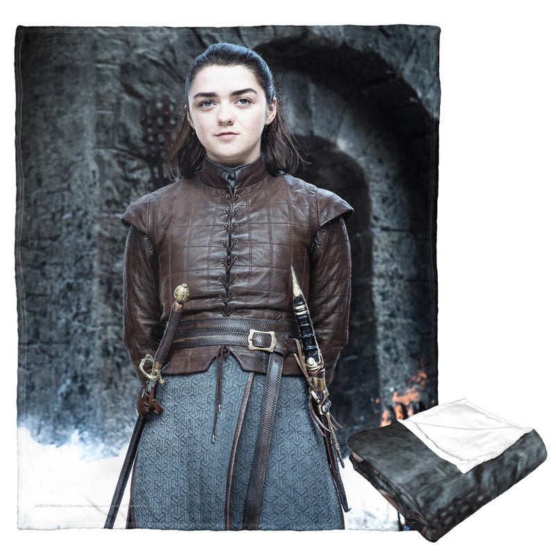 Northwest Game of Thrones Silk Touch Throw Blanket 50 x 60 Arya Stark