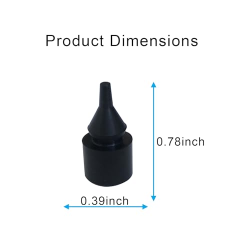 BOATSHIP 4PCS Fuel Cap Filler Gas Door Rubber Stop Bumper Stopper for Chevrolet Silverado Colorado Suburban Tahoe S10 GMC Sierra Yukon XL 1500 2500 3500 HD Cadillac Escalade Replace 15283098 15711102 15768697 - Image 3