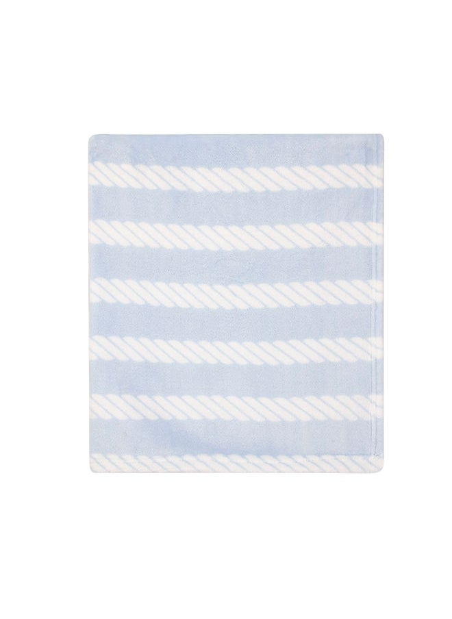 hudson baby Plush Blanket And Toy Blue Whale  - Image 3