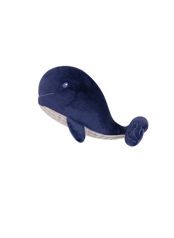 hudson baby Plush Blanket And Toy Blue Whale  - Image 4