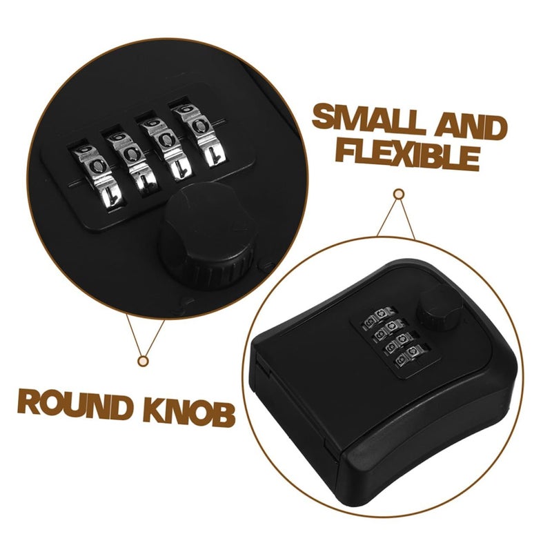 3 Pcs Wall Mounted Key Lock Box Security Key Holder Code Lock Outdoor - Image 5