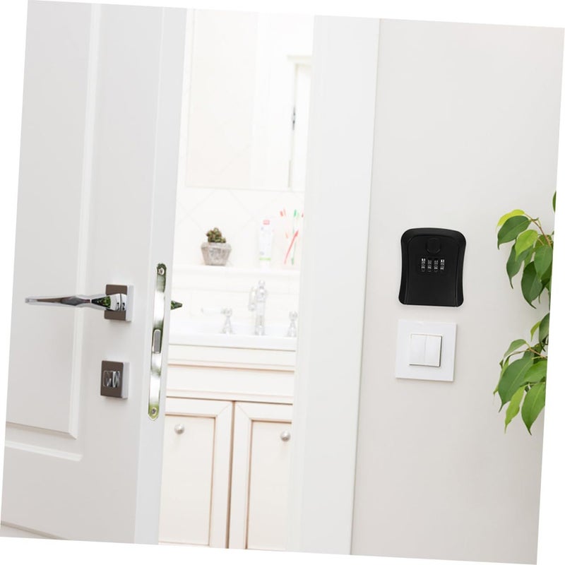 3 Pcs Wall Mounted Key Lock Box Security Key Holder Code Lock Outdoor - Image 4