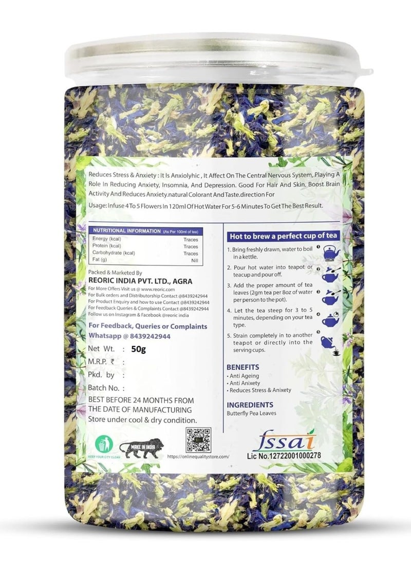 BRALCON Butterfly Pea Flower Tea 50g - Image 2