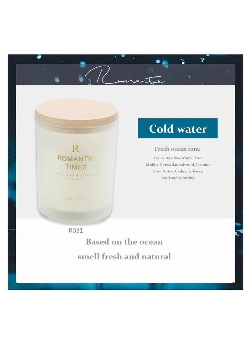 ROMANTIC TIMES Essential Oil Scented Candle Household Soy Wax Scented Mosquito Repellent Gift Scented Candle  - Image 1