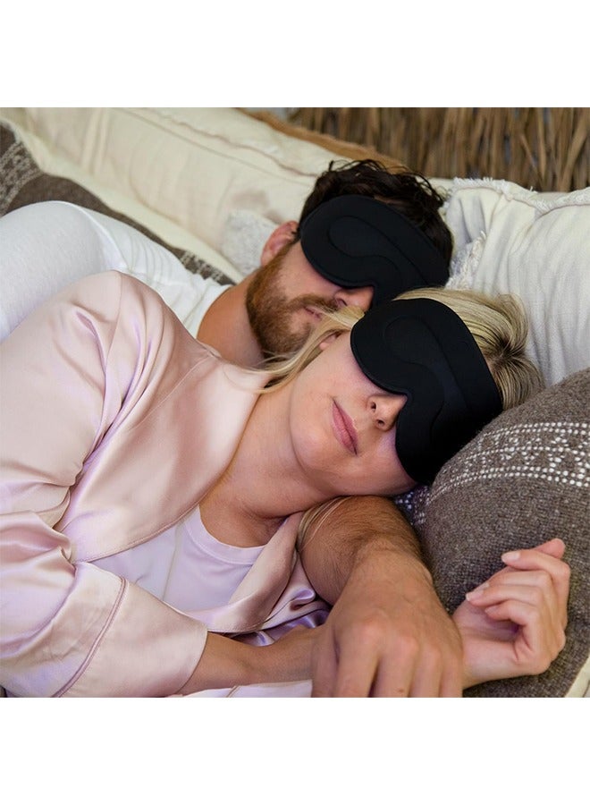 general Sleep Mask and Cooling Gel Relief,Sleep Eye Mask Blackout Blindfold Cold,3D Contoured Relaxing No Pressure Eye Cover to Block Light for Comfortable Soothing Night Sleeping - Image 4