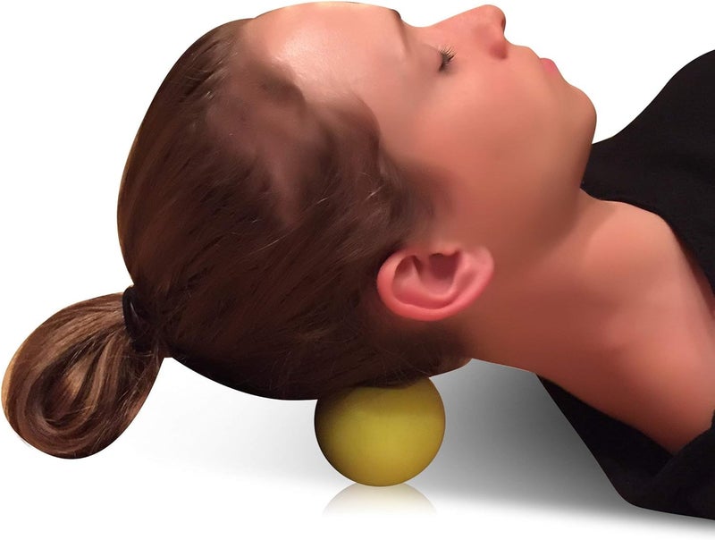 HealPT محفز النقطة الثابتة لتخفيف صداع التوتر بكرة تدليك الفول السوداني للعلاج القحفي العجزي - Image 2